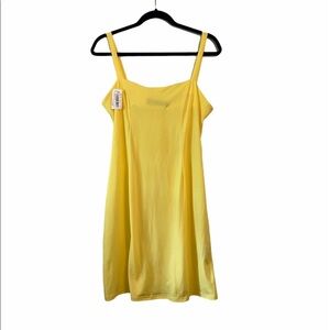 NWT LF Leslie Fav yellow tank sleeveless dress M